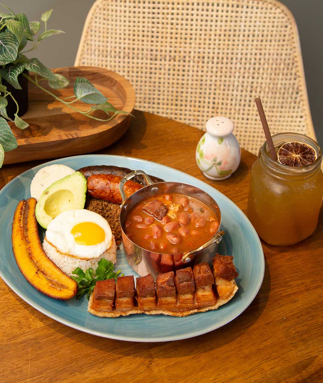 "Authentic Bandeja Paisa at the best Colombian restaurant in Doral - Alegría by El Rancherito"